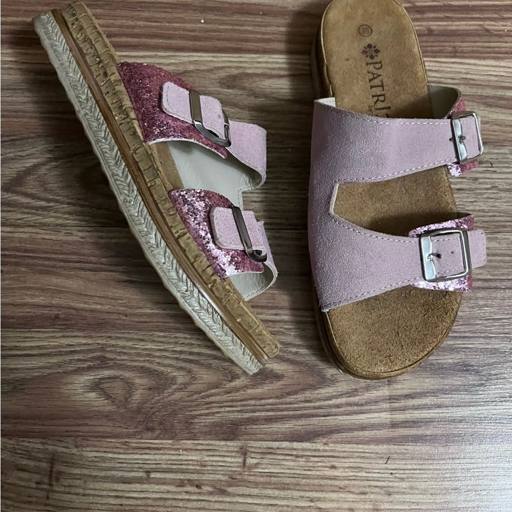 Patrizia Pink Glitter Women's Sandals